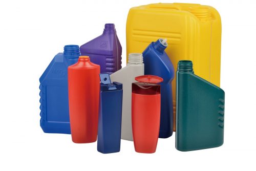 plastic containers and bottles