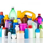 various plastic containers or cans by extrusion blow molding