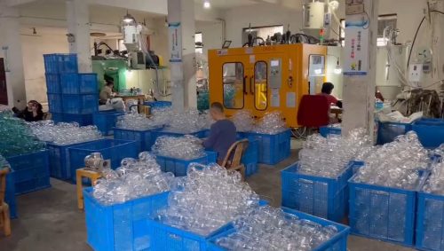 PETG large water drink bottle production