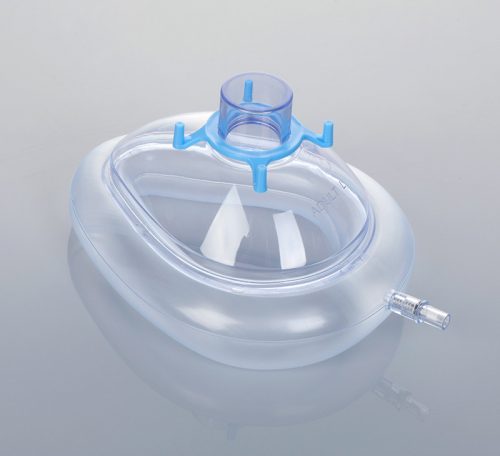 Disposable Anesthesia Mask with inflatable cuff
