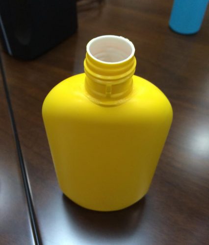 3 layer co-extrusion bottle
