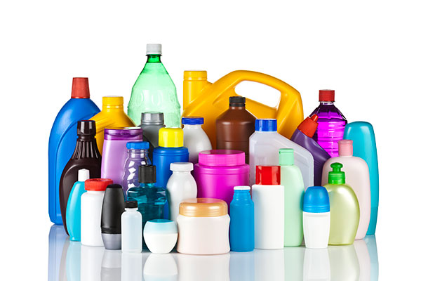 various plastic containers or cans by extrusion blow molding